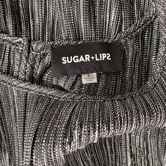 Sugar Lips - Silver Glitter Tiered Dress - Picture 8 of 8